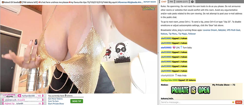 Chaturbate Mature model